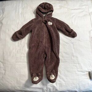 Adorable Carter BEAR winter fleece onesie - 6 months